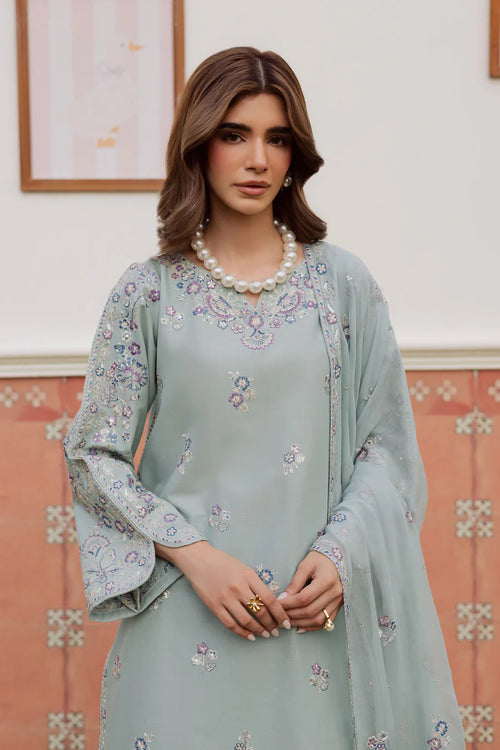Basil 3Pc - Embroidered Lawn Dress