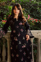 Cross De black 2Pc - Embroidered Lawn Dress