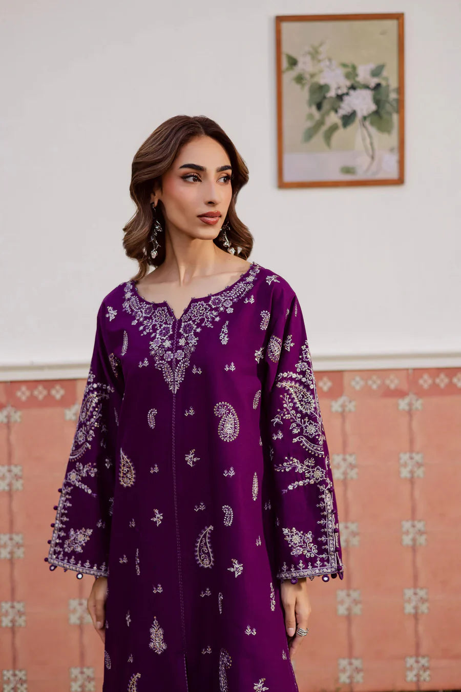 Fave 2Pc - Embroidered Lawn Dress