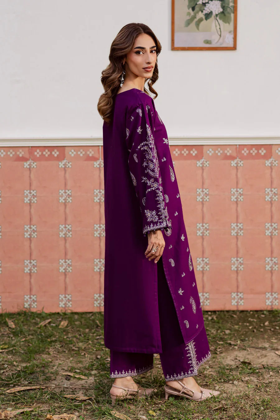 Fave 2Pc - Embroidered Lawn Dress