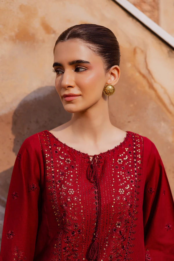 Kenadee 2Pc - Embroidered Lawn Dress