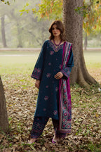 Moscow 3Pc - Embroidered Lawn Dress