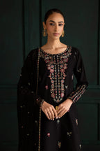 Night flower 3Pc - Embroidered Lawn Dress