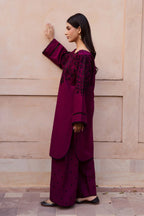 Pink Dipp 2Pc - Embroidered Lawn Dress
