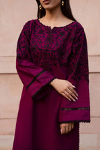 Pink Dipp 2Pc - Embroidered Lawn Dress
