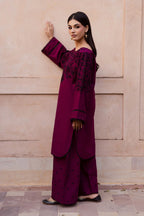 Pink Dipp 2Pc - Embroidered Lawn Dress